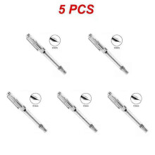 (D 5PCS) 3013 Vacuum Negative Pressure Fountain Pen Resin Transparent Ink Pen EF/F Nib 0.38/0.5mm Fountain Pen Business Gift