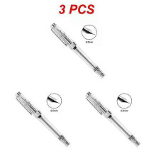 (D 3PCS) 3013 Vacuum Negative Pressure Fountain Pen Resin Transparent Ink Pen EF/F Nib 0.38/0.5mm Fountain Pen Business Gift