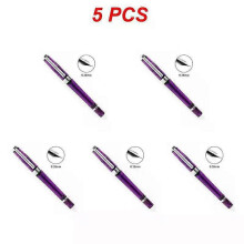 (C 5PCS) 3013 Vacuum Negative Pressure Fountain Pen Resin Transparent Ink Pen EF/F Nib 0.38/0.5mm Fountain Pen Business Gift