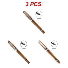 (B 3PCS) 3013 Vacuum Negative Pressure Fountain Pen Resin Transparent Ink Pen EF/F Nib 0.38/0.5mm Fountain Pen Business Gift
