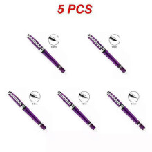 (F 5PCS) 3013 Vacuum Negative Pressure Fountain Pen Resin Transparent Ink Pen EF/F Nib 0.38/0.5mm Fountain Pen Business Gift