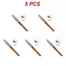 (E 5PCS) 3013 Vacuum Negative Pressure Fountain Pen Resin Transparent Ink Pen EF/F Nib 0.38/0.5mm Fountain Pen Business Gift