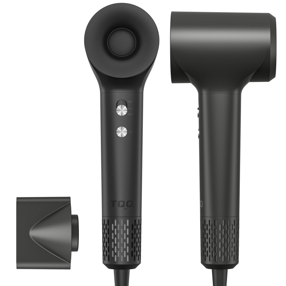Tqq Hair Dryer, 200 Million Negative Ionic Hairdryer, 110, 000 Rpm High Speed Brushless Motor Blow Dryer For 2Min Fast Drying, 57Db Low Noise Travel