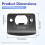 12 PCS Matte Black Door Strike Plate Set with Rounded Corners and Screws for Enhanced Security 2
