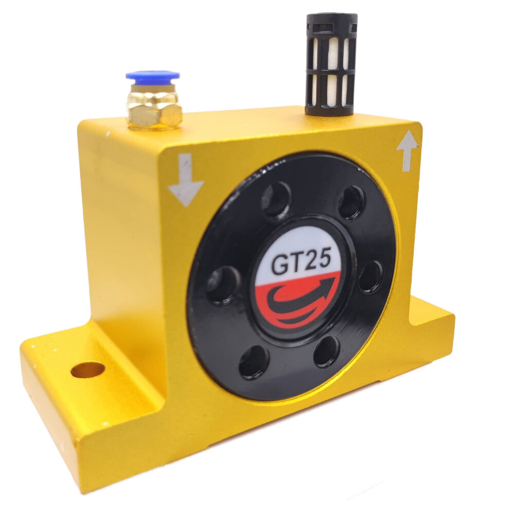 Gt25 Pneumatic Turbine Vibrator Low Noise Maintenance For Hoppers And Bulk Material Flow 9174973483823