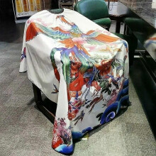 (D)Antistatic Hairdresser Apron Hair Cut Cape Hairdress Gown Cape Hair Salon Barber Hair Cutting Dye Apron Salon Styling Cloth
