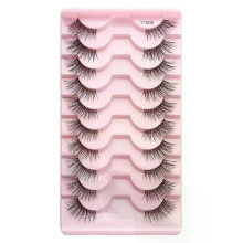 (10 Pairs Y1008) Half Eyelashes False Lashes 10-5 Pairs Cat Eye Eyelashes Eyelash Extension 3D Mink Half Lash Natural Makeup faux Cils maquiagem
