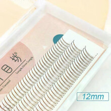 (C 0.07mm, Brown-12mm) Brown Lashes A Type False Eyelashes 8-12mm Fake Lashes Natural Fairy Lash Korean Makeup Strand Eyelash Cluster Eye Lashes