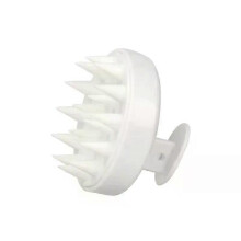 (B-white)Silicone Shampoo Brush Head Scalp Massage Comb Hair Dye Tint Oil Applicator Bottle with Brush Barber Salon Hair Styling Tools