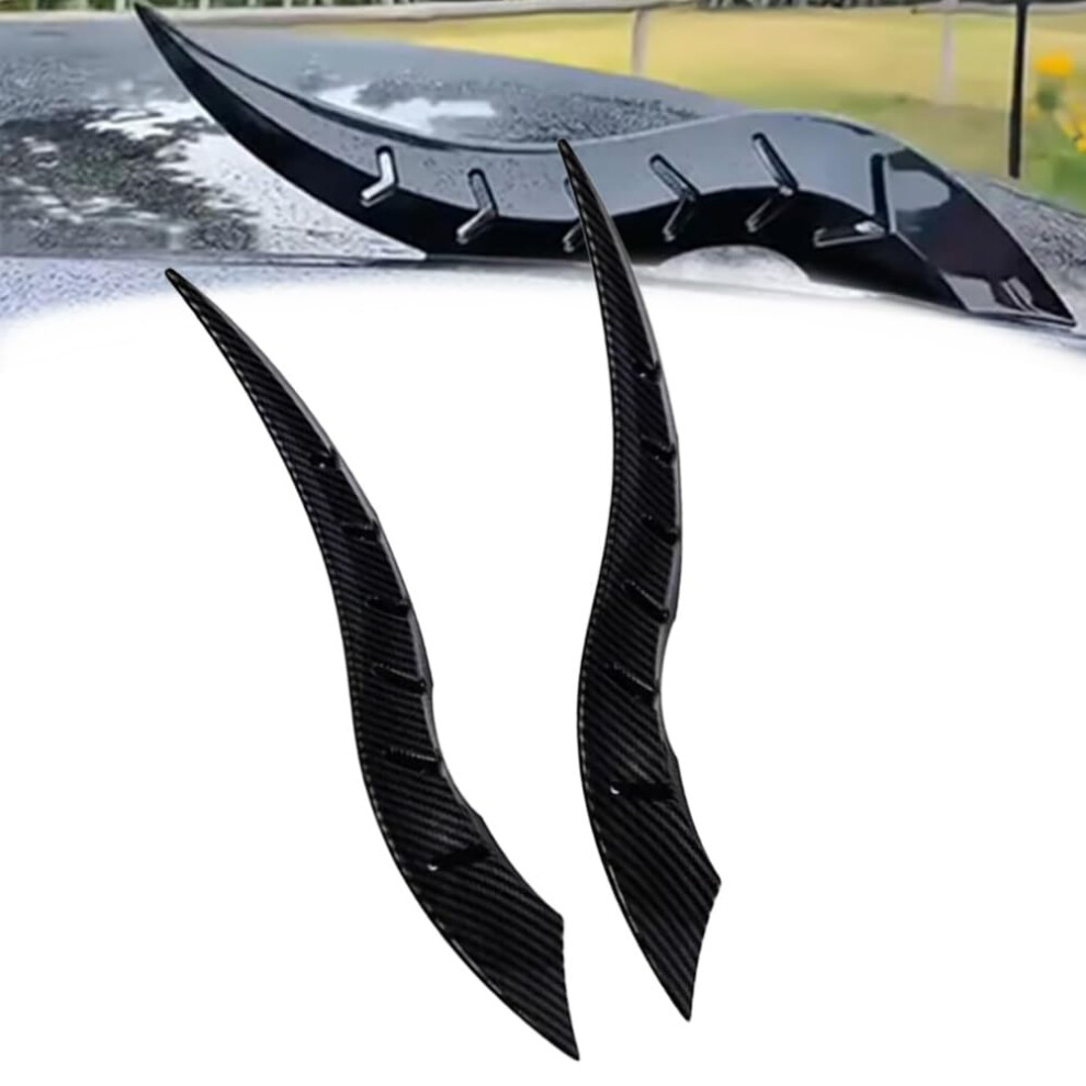 Car Roof Decoration Dragon Horn Ornament, Universal Mechafantasy Horror Style, Nodrill For Suv Sedan Hatchback Black 9053599142720
