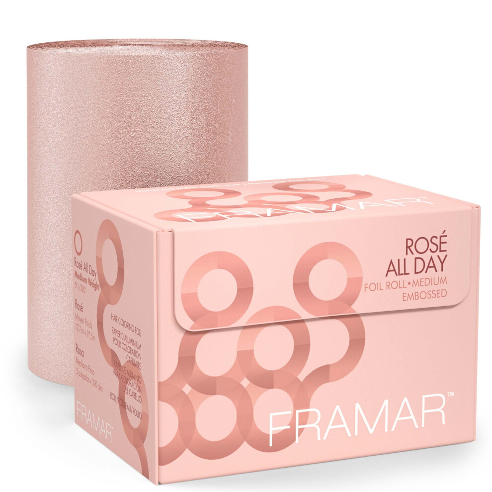 Framar Ros? Embossed Roll Hair Foil, Hair Foils For Highlighting, Foils For Highlights, Hairdressing Foil For Hair Highlights, Highlighting Foil,