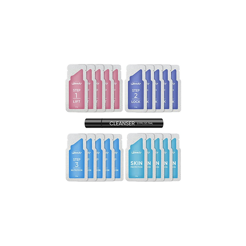 Libeauty Lash Lift And Brow Lamination, Lash Perm Kit, Eyebrow Lamination Kit, Lash Lift Kit, Long Lasting Salon Results, Lifting & Curling For
