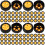 128Pcs Durable Yellow Plastic Wheels for DIY Car Models and Crafts 7