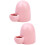 2Pcs Self-Dispensing Pet Feeder Pink for Hamsters Rabbits Small Pets 7
