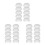 30Pcs Nonwoven Hard Hat Inner Pads White Sweat Absorbing Liners 10