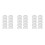 30Pcs Nonwoven Hard Hat Inner Pads White Sweat Absorbing Liners 6