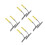8Pcs Multi Use Shower and Car Glass Squeegee with Long Handle 5