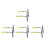 8Pcs Multi Use Shower and Car Glass Squeegee with Long Handle 4