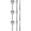 9Pcs Silver Punch Prong Tool Set for Precise Stitching 8