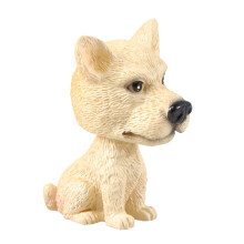 3Pcs Portable Cartoon Dog Car Ornaments Durable Car Accessories