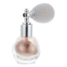 Golden Body Highlighter Glitter Sprayer Glass Bottle Easy Use