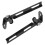 4Pcs Universal Adjustable Solo Seat Mounting Brackets with Black Alloy 2