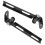 4Pcs Universal Adjustable Solo Seat Mounting Brackets with Black Alloy 3