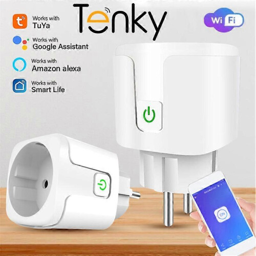 (5PCS)Tenky Smart Plug WiFi Socket EU 20A With Power Monitor Timing Function 1