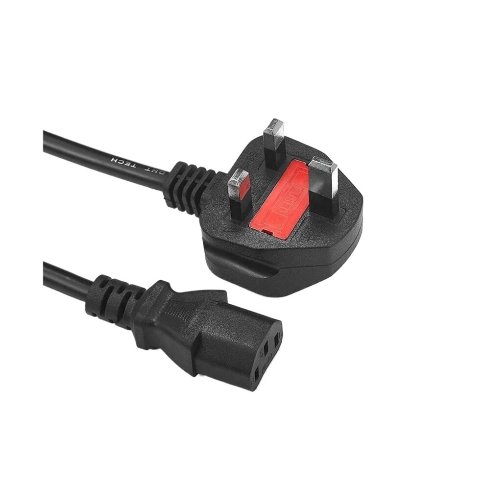 Uk Power Extension Cable 1.5M With 13A Fuse C13 Plug For Laptop Charger And MultiâDevice Use 9174973484622