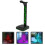 2Pcs LED Headphone Stand with USB Hub Black Multipurpose Desk Holder 8