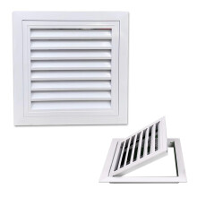 Ventilation Access Panel Aluminum Alloy Waterproof Rustproof Shutter Style with Filter 50x55cm