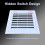 Ventilation Access Panel Aluminum Alloy Waterproof Rustproof Shutter Style with Filter 50x55cm 4