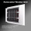 Ventilation Access Panel Aluminum Alloy Waterproof Rustproof Shutter Style with Filter 50x55cm 5
