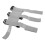 Heavy Duty Fire Extinguisher Mount 1pcs 8.7x6.7x6.7in 1