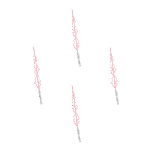 4Pcs Pink Plastic Model Kit Sword Prop for Enhanced Figure Display 1