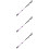 3Pcs Golf Stroke Counters Beaded Chain White ABS Nylon Material 10