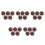 25 Pcs Natural Volcanic Sauna Stones 4cm Replaceable Heater Rock Set 8