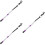 3Pcs Golf Stroke Counters Beaded Chain White ABS Nylon Material 9