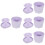 4 Sets Makeup Brush Cleaning Bowl Pp Washer 6