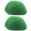 2Pcs Light Green Artificial Moss Pebble Fish Tank Ornament 7