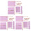 3Sets Handmade DIY PU Bag Material Violet Durable Supplies 3