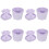 4 Sets Makeup Brush Cleaning Bowl Pp Washer 5