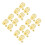 16Sets Oversized Gold Plated Earring Backs Hole Protector Comfort Fit 10