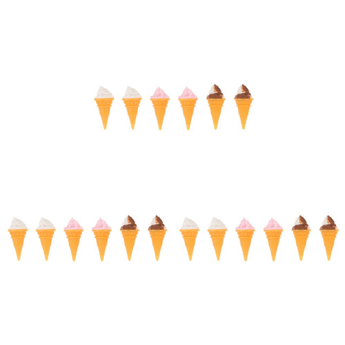 18Pièces Glace Tiny Décorative Résistante En Résine Pour Déco Enfant 1