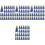 400Pcs Blue Tassels Bulk for Crafting Keyring Decorations DIY 4