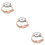 3Pièces Adolescentes Cuir Quartz Rose Design Chat 11