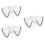3Pcs Women’s White Detachable False Collar Blouse Shirt Attachments 9