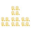 16Sets Oversized Gold Plated Earring Backs Hole Protector Comfort Fit 7