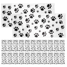 600Pcs Clear Opp Dog Treat Bags Puppy Printed Snack Bags Multi Color