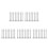 40Pcs Silver Aluminum Cake Decorating Tips Set Stable Cone Holder 5
